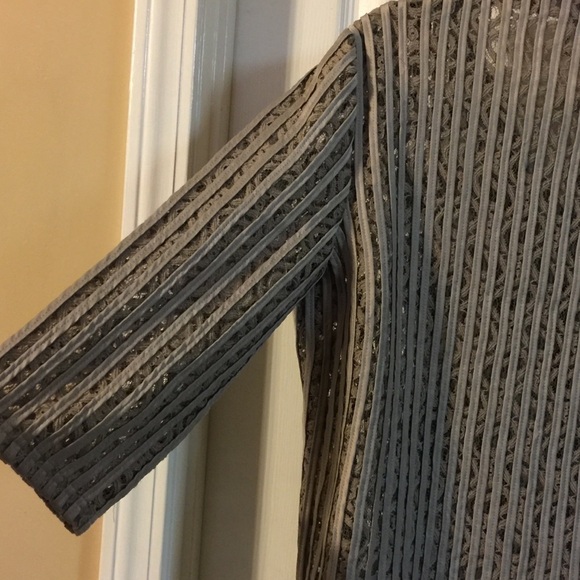 𝅺TRAVELERS collection-Chico’s lace/zip coat, taupe. - Picture 5 of 5